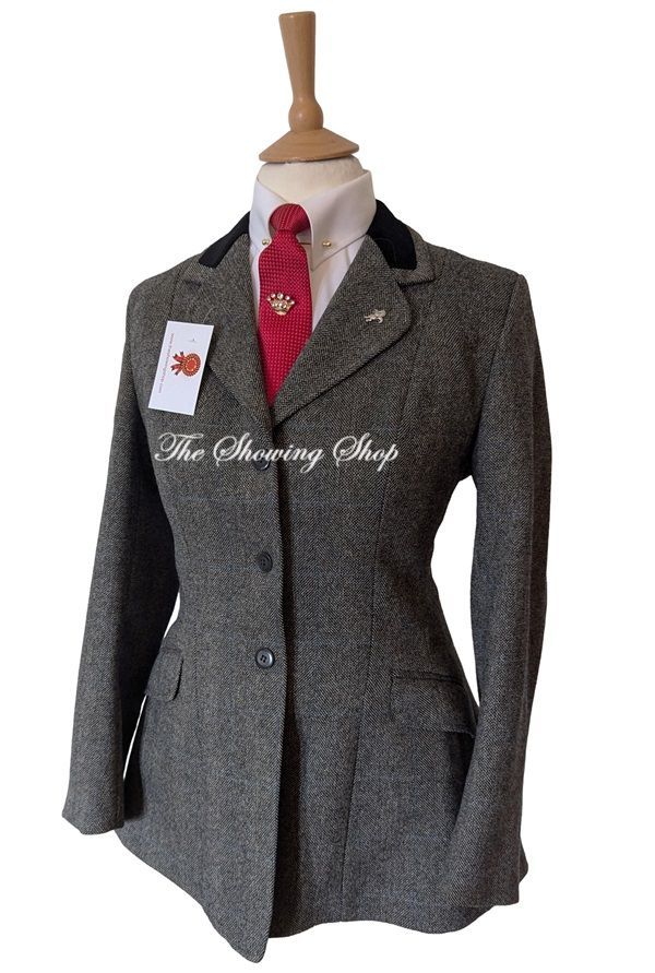 LADIES CALDENE GATCOMBE GREY & BLUE TWEED JACKET SIZE 10 (34) LADIES CALDENE GATCOMBE GREY & BLUE TWEED JACKET SIZE 10 (34)