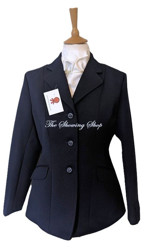 LADIES SHIRES MARLBOROUGH NAVY HEAVYWEIGHT HUNT COAT SIZE 18 (42)