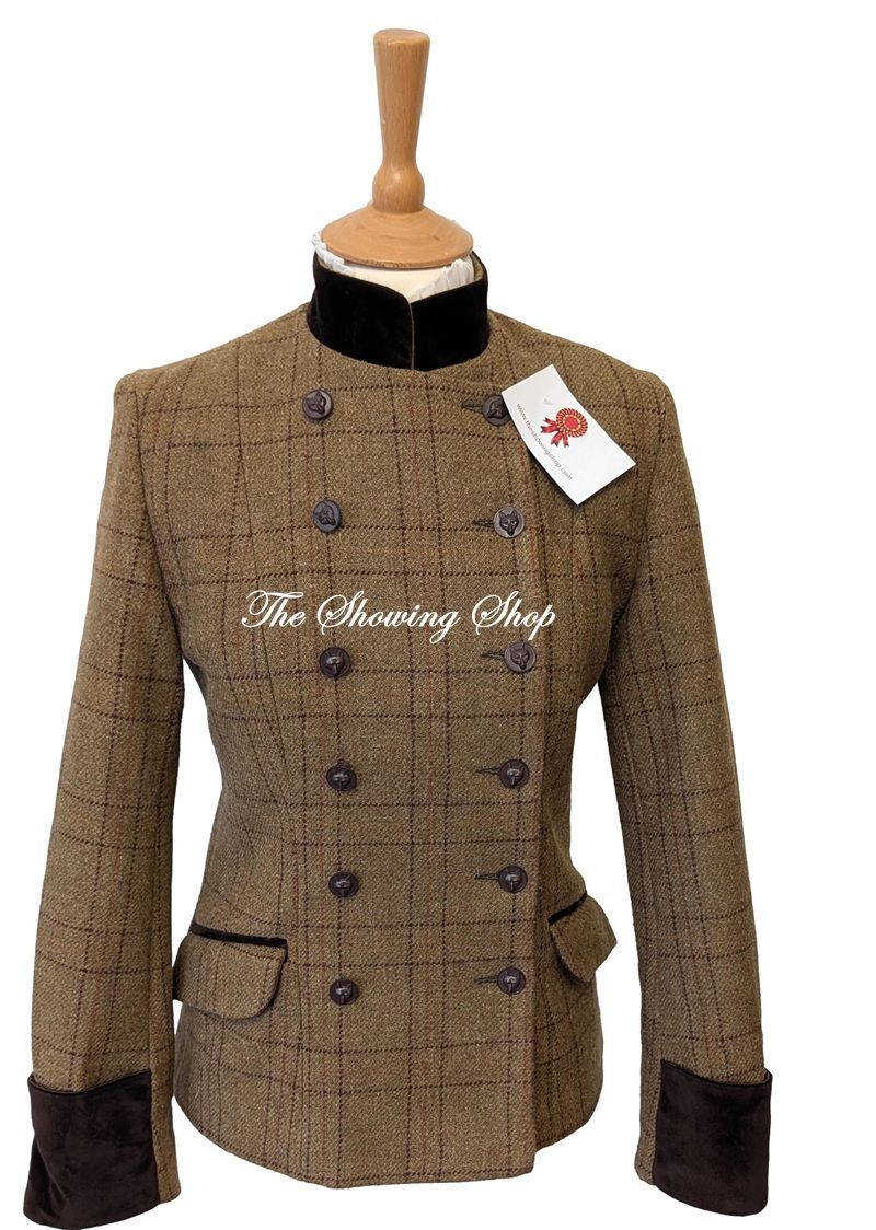 LADIES BESPOKE PRETTY PONIES BROWN TWEED LEADERS JACKET SIZE 10 (34) LADIES BESPOKE PRETTY PONIES BROWN TWEED LEADERS JACKET SIZE 10 (34)