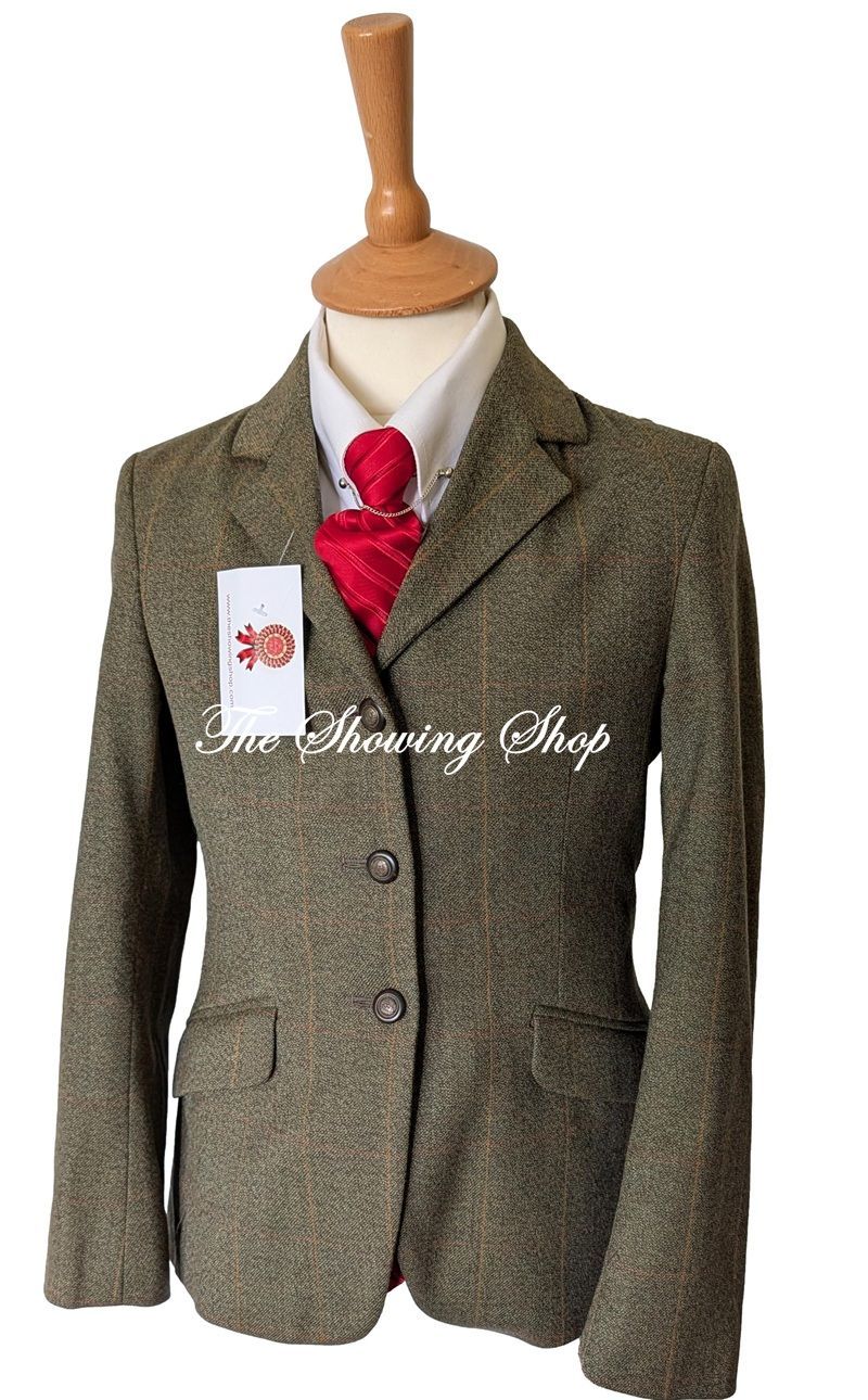 CHILDS MEARS GREEN TWEED JACKET SIZE 28 CHILDS MEARS GREEN TWEED JACKET SIZE 28