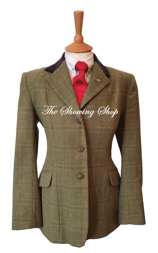 MAIDS CALDENE SILVERDALE GREEN TWEED JACKET SIZE 34 MAIDS CALDENE SILVERDALE GREEN TWEED JACKET SIZE 34
