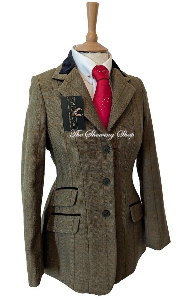 IMMACULATE LADIES SHIRES HUNTINGDON GREEN TWEED JACKET SIZE 6 (30) IMMACULATE LADIES SHIRES HUNTINGDON GREEN TWEED JACKET SIZE 6 (30)