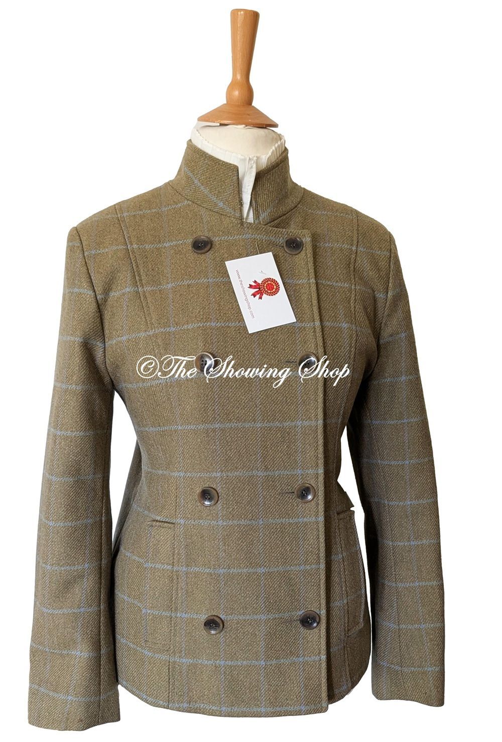 LADIES GUMLEAF GREEN TWEED JACKET SIZE 14