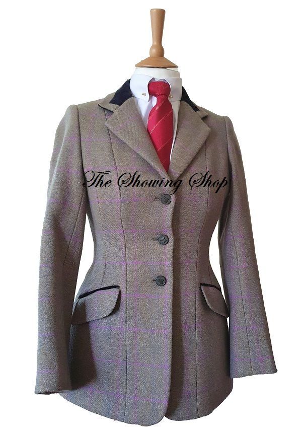 LADIES SHIRES HUNTINGDON GREEN TWEED JACKET SIZE 8 (32) LADIES SHIRES HUNTINGDON GREEN TWEED JACKET SIZE 8 (32)