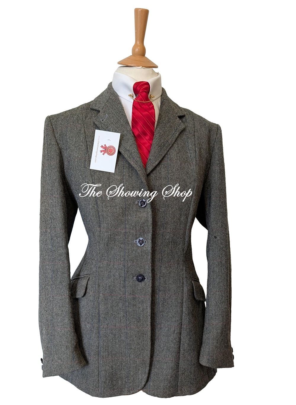 LADIES DERBY HOUSE GREY TWEED JACKET SIZE 16 (41) LADIES DERBY HOUSE GREY TWEED JACKET SIZE 16 (41)