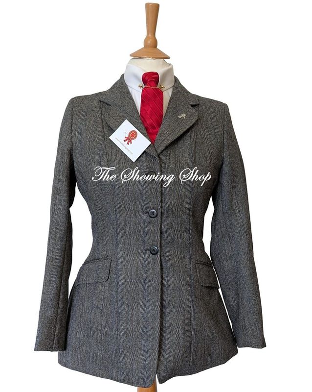 LADIES CALDENE GATCOMBE GREY TWEED JACKET SIZE 12 (36)