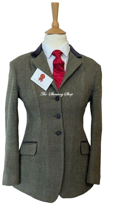 LADIES MEARS GREEN TWEED JACKET SIZE 12 (36)