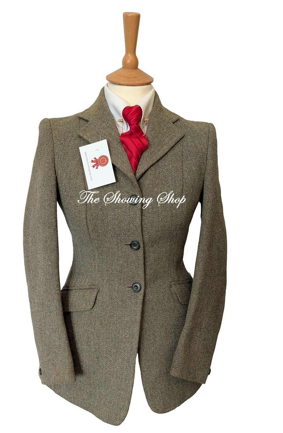 NEW LADIES HARRY HALL DERBY TWEED JACKET SIZE 8 (32) NEW LADIES HARRY HALL DERBY TWEED JACKET SIZE 8 (32)