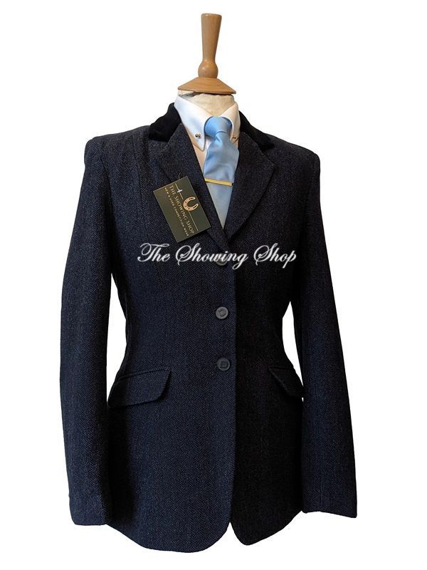 BRAND NEW LADIES DUBLIN CUBBINGTON BLUE TWEED JACKET SIZE 14 (38)