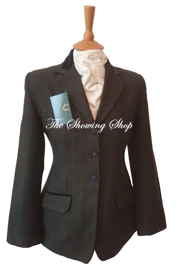 CHILDS TAGG VIENNA GREEN TWEED SHOWING JACKET SIZE 30 CHILDS TAGG VIENNA GREEN TWEED SHOWING JACKET SIZE 30