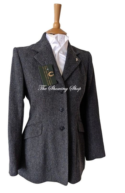 LADIES CALDENE SOUTHWOLD BLUE TWEED JACKET SIZE 12 (36)