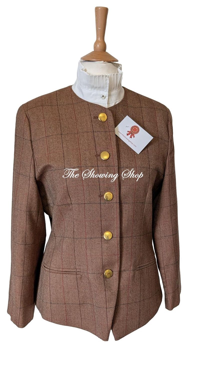 RUST TWEED LEADERS JACKET SIZE 14 RUST TWEED LEADERS JACKET SIZE 14
