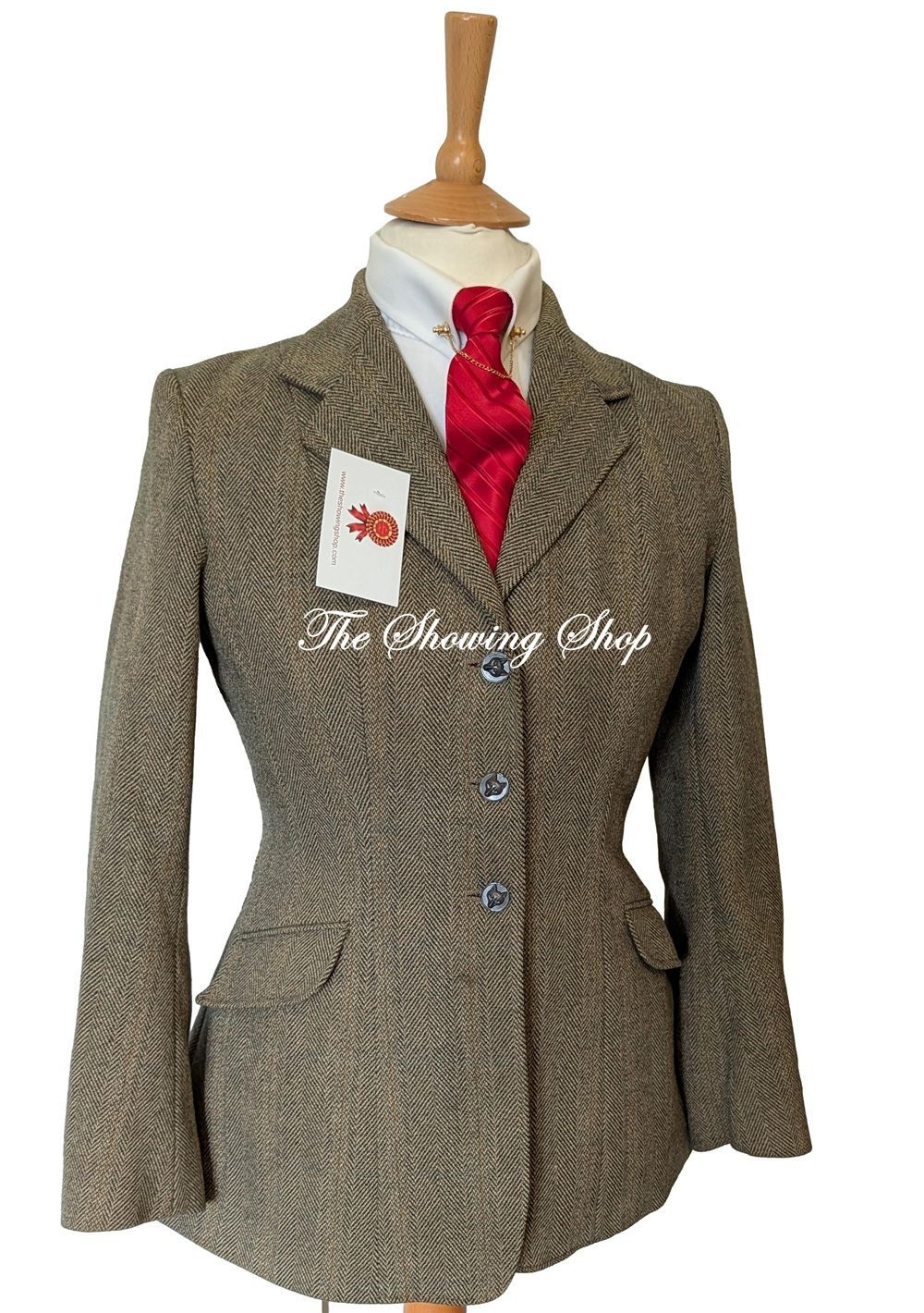 LADIES CALDENE BELVOIR GREEN TWEED JACKET SIZE 10 (34) LADIES CALDENE BELVOIR GREEN TWEED JACKET SIZE 10 (34)
