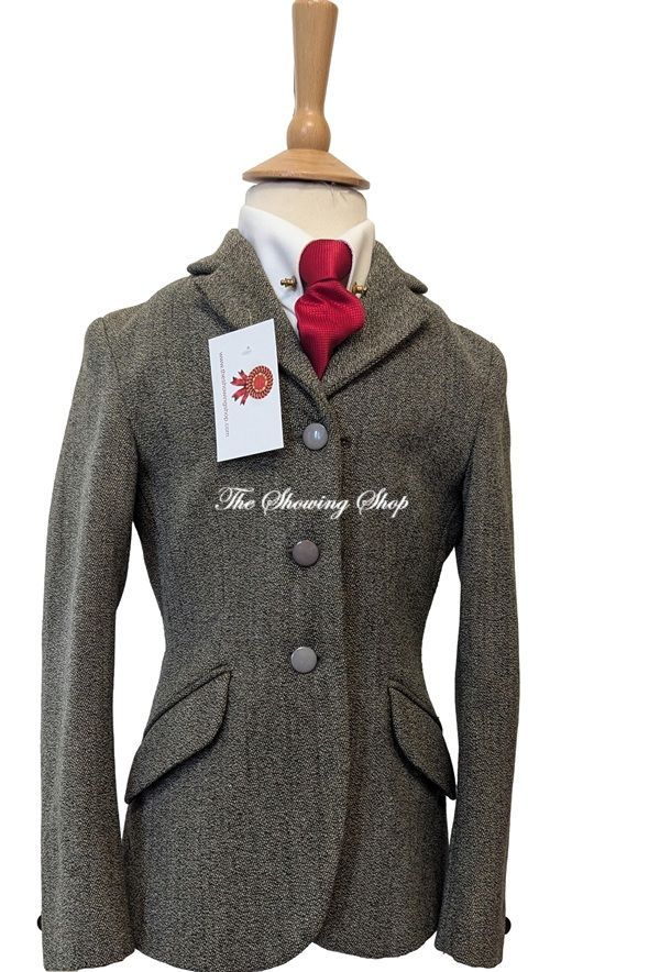 CHILDS MEARS HEAVYWEIGHT KEEPERS TWEED HUNTING JACKET SIZE 24