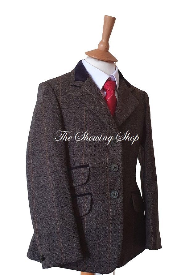 CHILDS SHIRES HUNTINGDON DARK GREEN TWEED JACKET SIZE 30 CHILDS SHIRES HUNTINGDON DARK GREEN TWEED JACKET SIZE 30