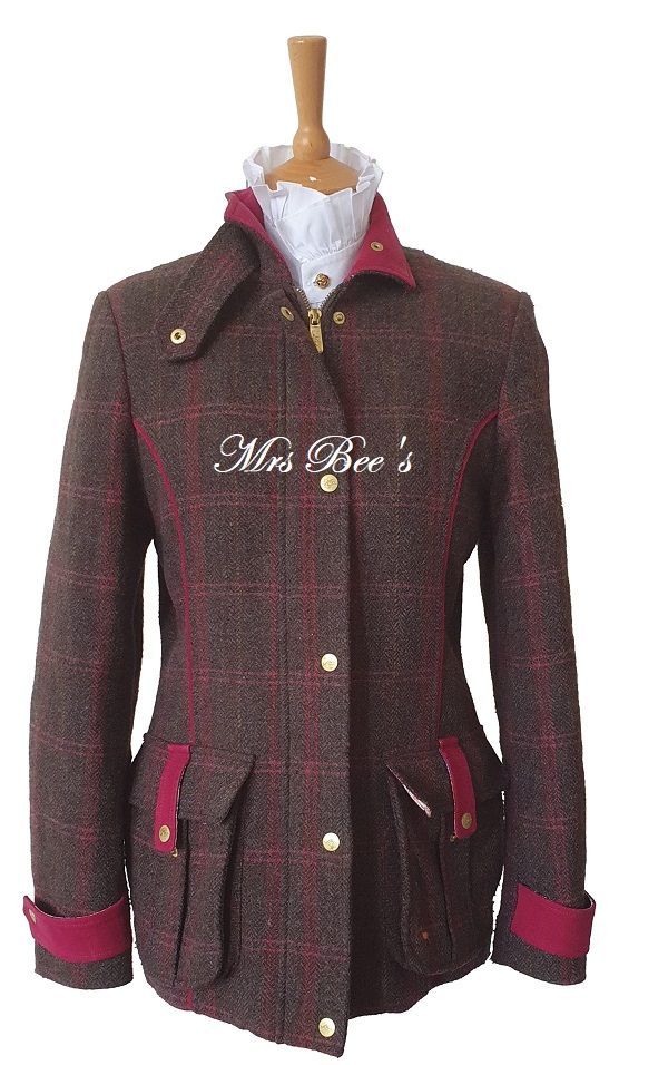 LADIES NESS BROWN TWEED FIELD COAT SIZE 10 LADIES NESS BROWN TWEED FIELD COAT SIZE 10