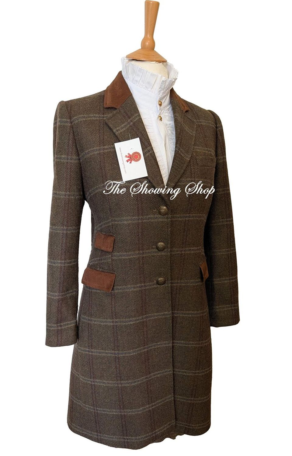 LADIES FIFE COUNTRY BROWN TWEED 3/4 LENGTH COAT SIZE 12 LADIES FIFE COUNTRY BROWN TWEED 3/4 LENGTH COAT SIZE 12