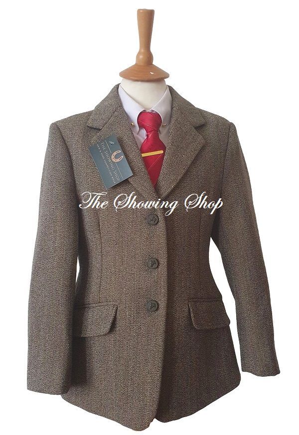 LADIES SHIRES HUNTINGDON HEAVYWEIGHT KEEPERS TWEED JACKET SIZE 20 (46) LADIES SHIRES HUNTINGDON HEAVYWEIGHT KEEPERS TWEED JACKET SIZE 20 (46)