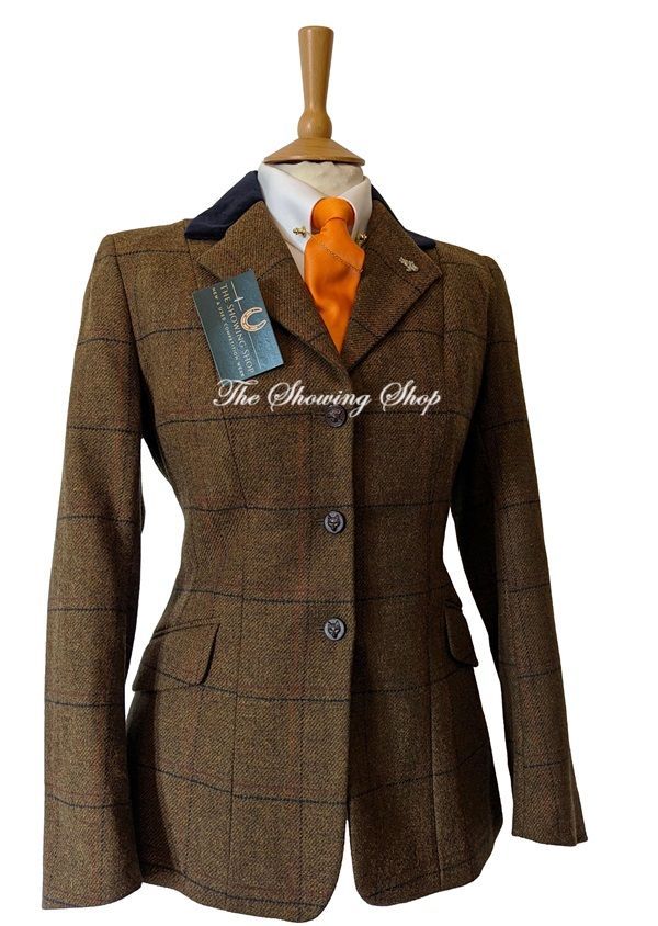 LADIES CALDENE SILVERDALE BROWN TWEED JACKET SIZE 18 (42) LADIES CALDENE SILVERDALE BROWN TWEED JACKET SIZE 18 (42)