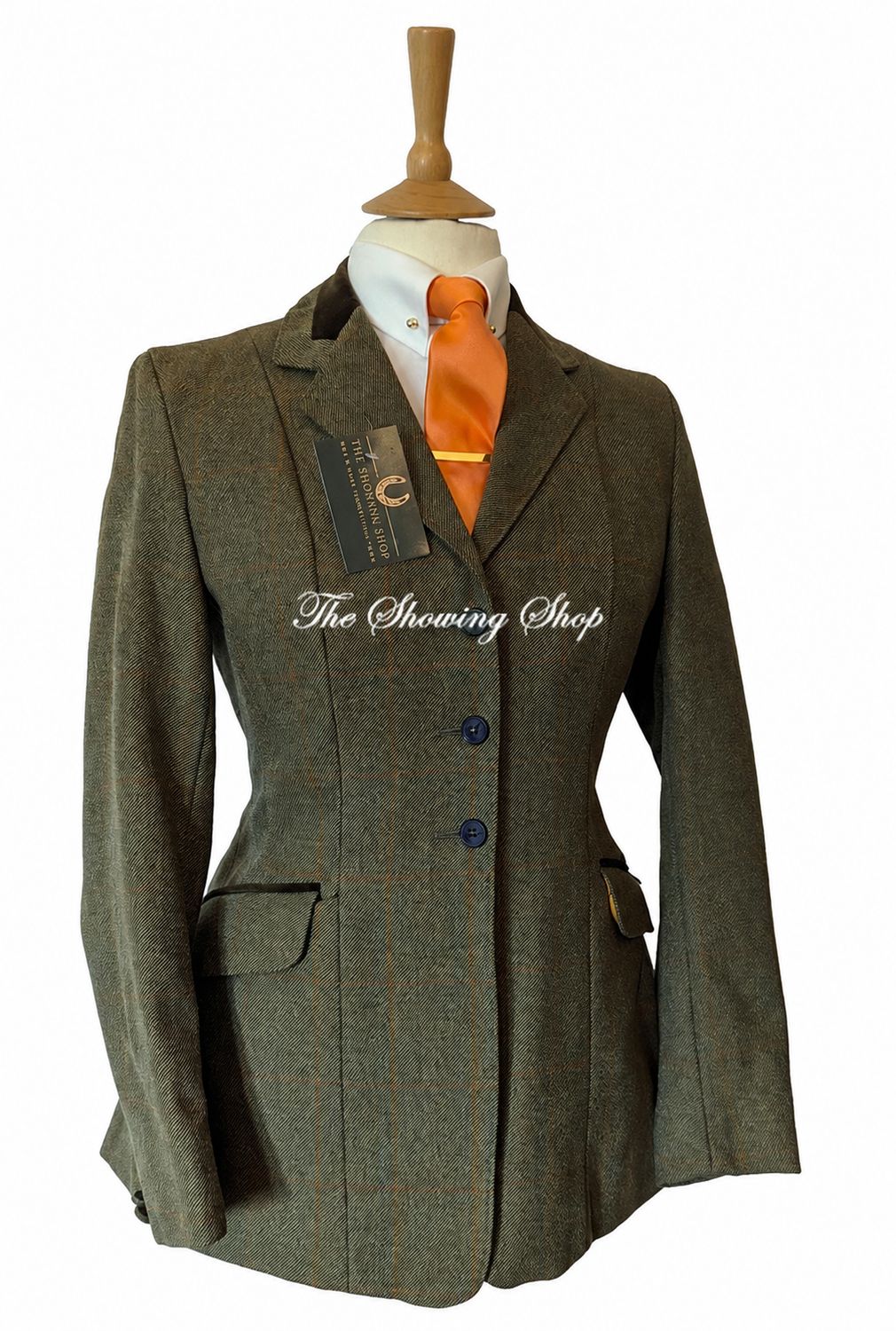 LADIES ALEXANDER JAMES GREEN TWEED JACKET SIZE 10 (34)