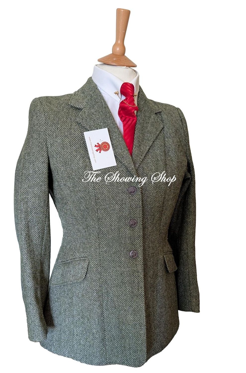 BRAND NEW LADIES CALDENE BELVOIR GREEN TWEED JACKET SIZE 12 (36) BRAND NEW LADIES CALDENE BELVOIR GREEN TWEED JACKET SIZE 12 (36)