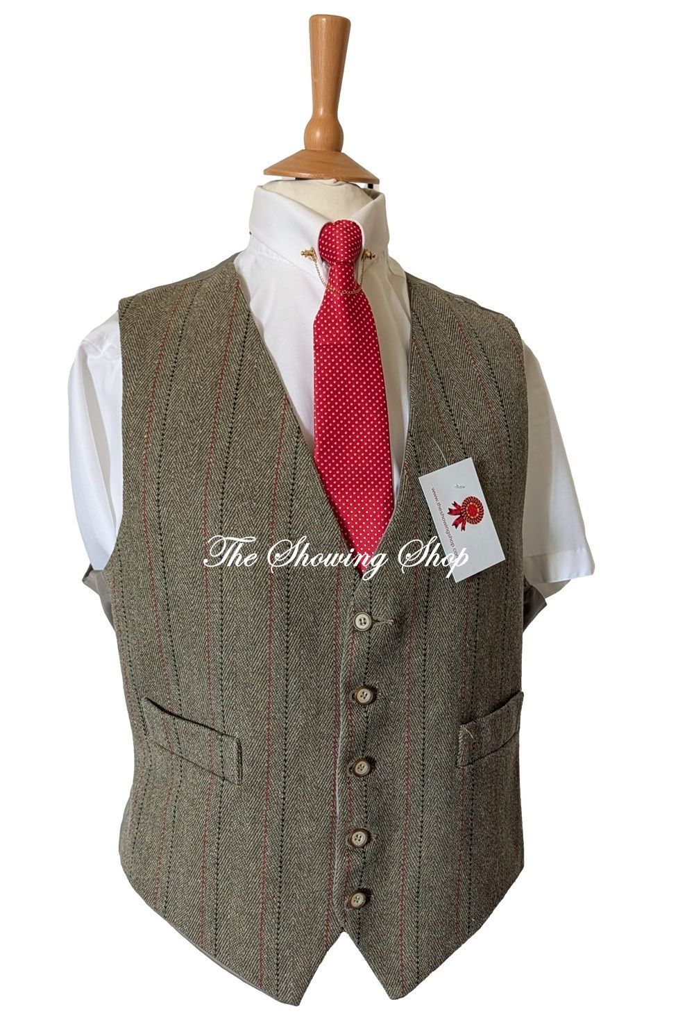 MENS GREED DERBY TWEED WAISTCOAT SIZE 46 MENS GREED DERBY TWEED WAISTCOAT SIZE 46