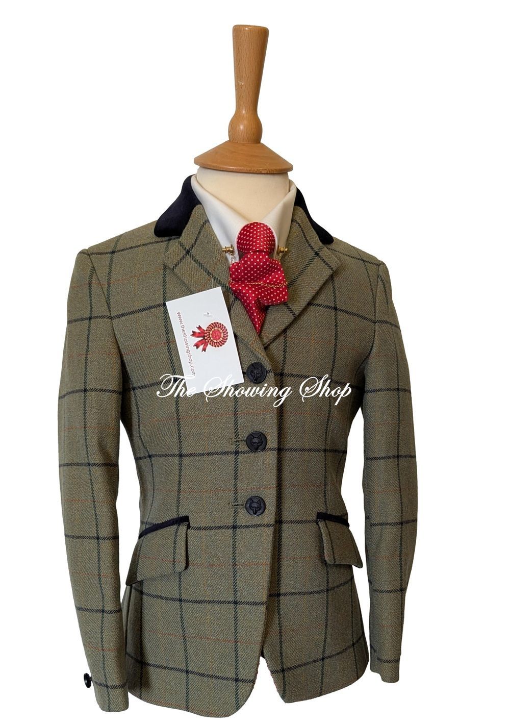 CHILDS MEARS MOBBERLEY GREEN TWEED JACKET SIZE 25