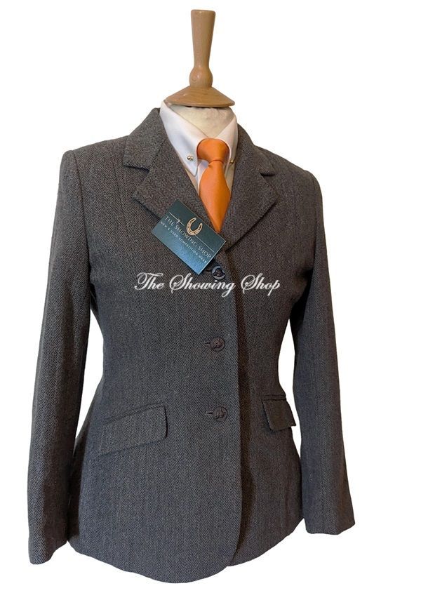 CHILDS DUBLIN CUBBINGTON GREY TWEED JACKET SIZE 30 CHILDS DUBLIN CUBBINGTON GREY TWEED JACKET SIZE 30