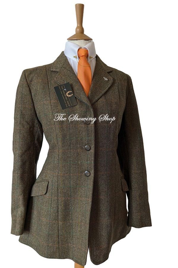 LADIES CALDENE GATCOMBE GREEN TWEED JACKET SIZE 12 (36) LADIES CALDENE GATCOMBE GREEN TWEED JACKET SIZE 12 (36)