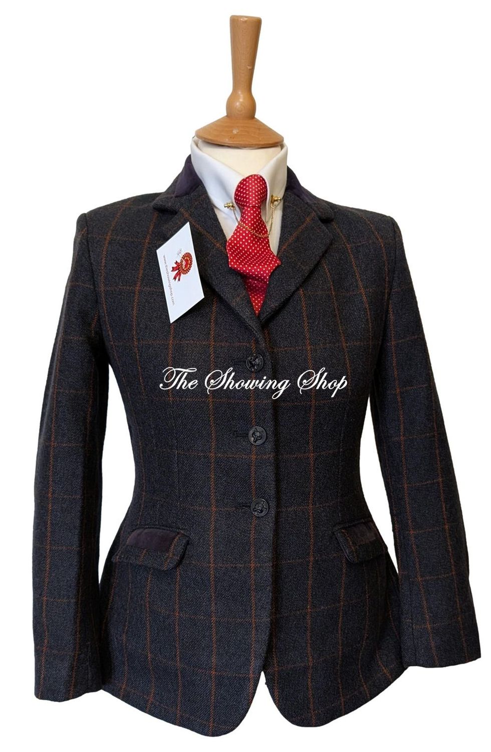 MAIDS MEARS MOBBERLEY BLUE & ORANGE TWEED JACKET SIZE 33 MAIDS MEARS MOBBERLEY BLUE & ORANGE TWEED JACKET SIZE 33