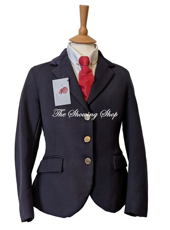 CHILDS FOXLEY MRS CANDY NAVY WOOL JACKET SIZE 31
