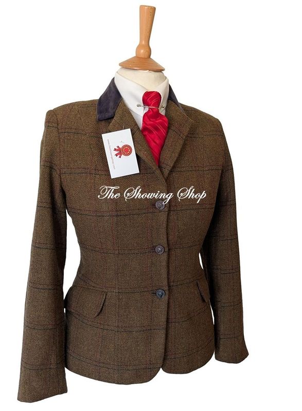 LADIES CALDENE SILVERDALE BROWN TWEED JACKET SIZE 14 (38)