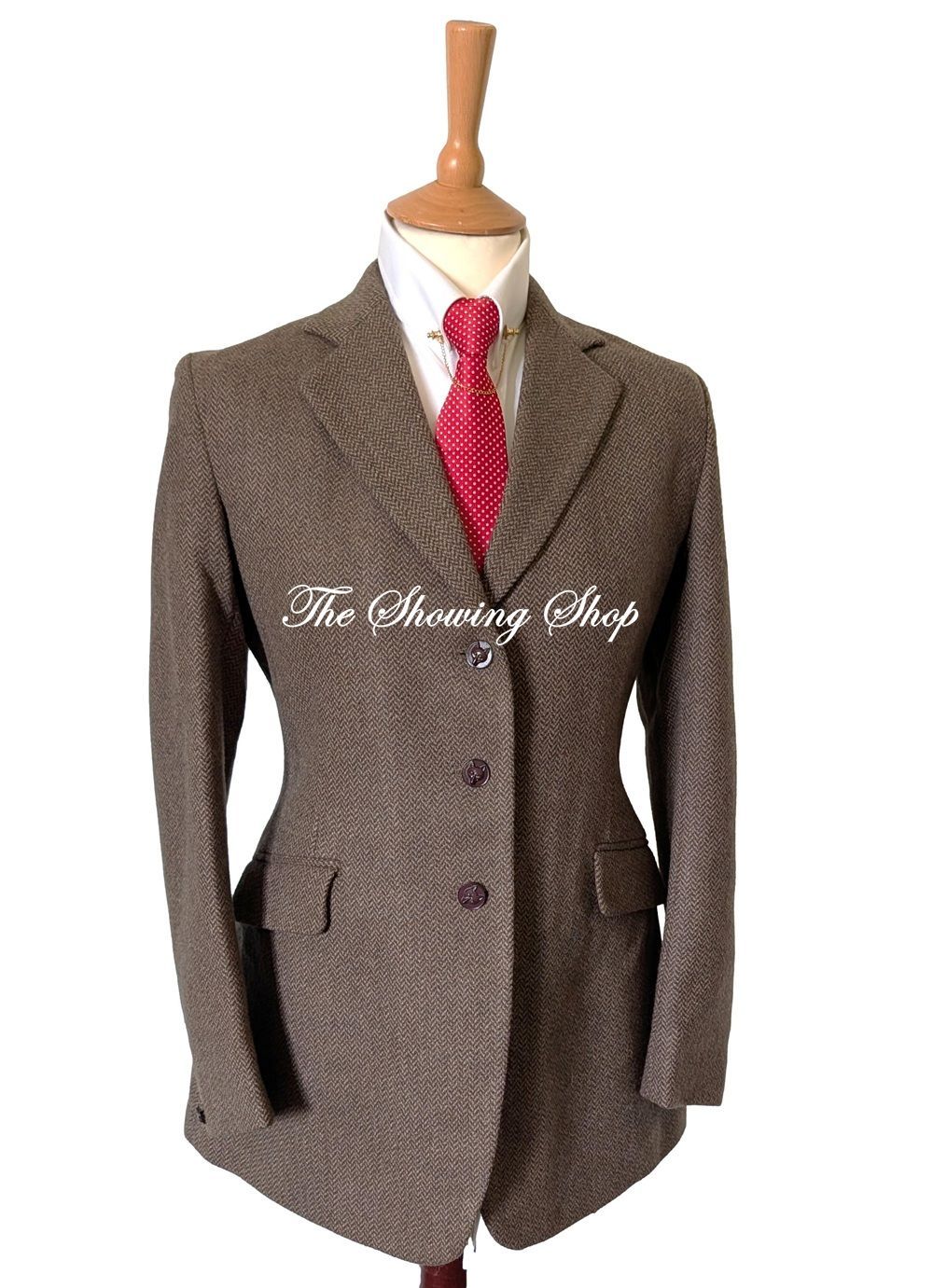 LADIES FOXLEY BROWN & BLUE TWEED JACKET SIZE 10 (34) LADIES FOXLEY BROWN & BLUE TWEED JACKET SIZE 10 (34)