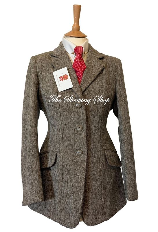 LADIES SHIRES HUNTINGDON HEAVYWEIGHT KEEPERS TWEED JACKET SIZE 20 (44)