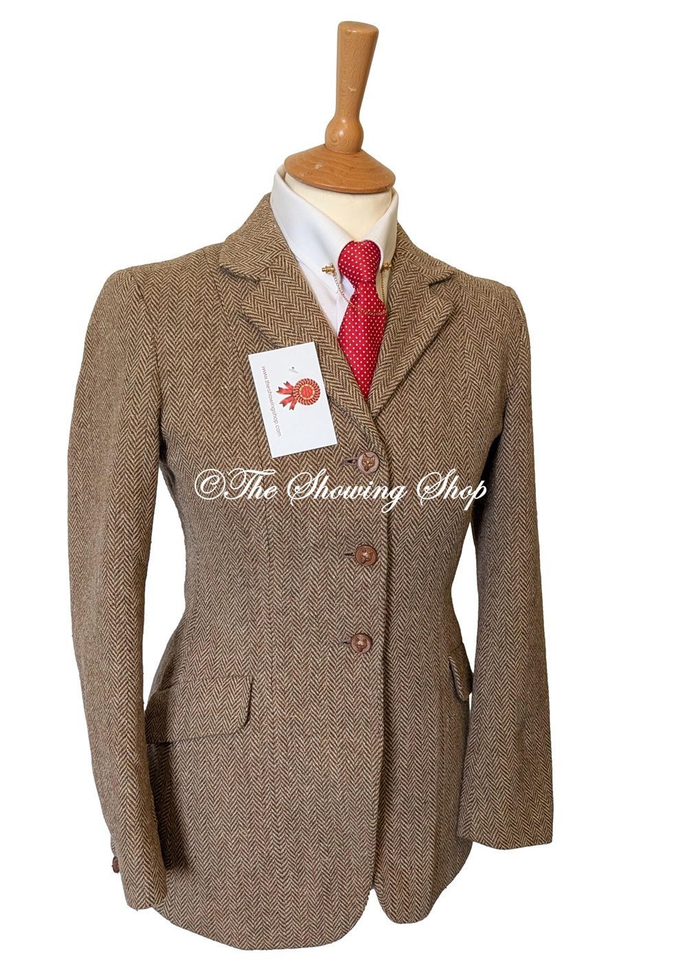 LADIES MEARS BROWN TWEED JACKET SIZE 10 (34) LADIES MEARS BROWN TWEED JACKET SIZE 10 (34)