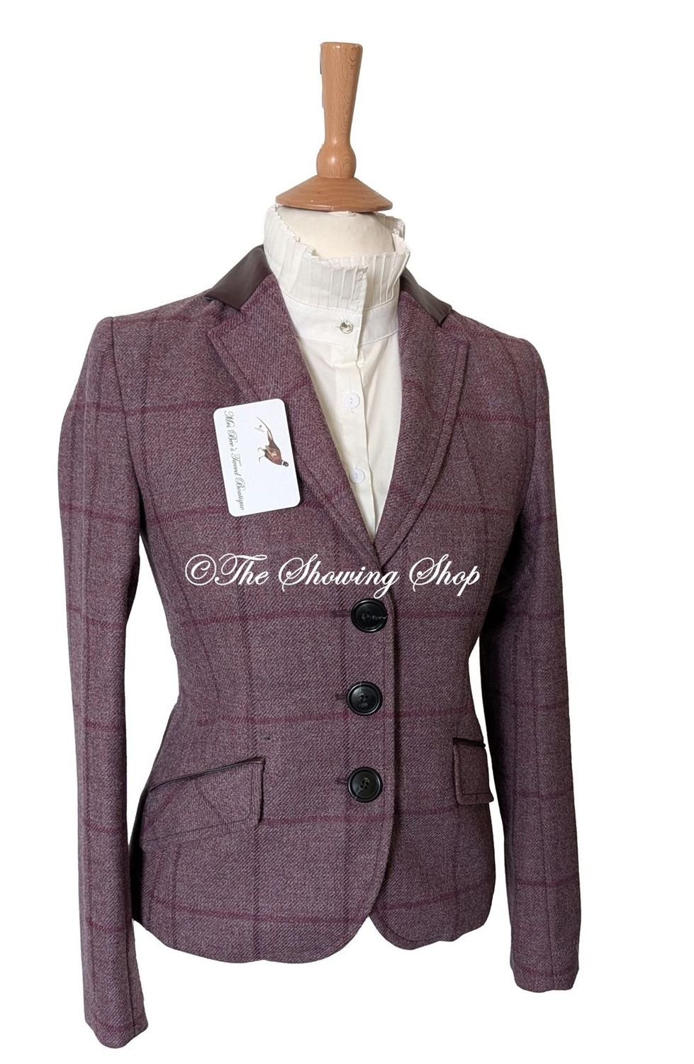 BRAND NEW LADIES PINTA PURPLE TWEED JACKET SIZE 8 BRAND NEW LADIES PINTA PURPLE TWEED JACKET SIZE 8
