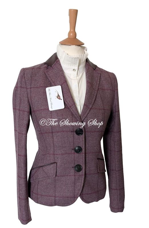 BRAND NEW LADIES PINTA PURPLE TWEED JACKET SIZE 8