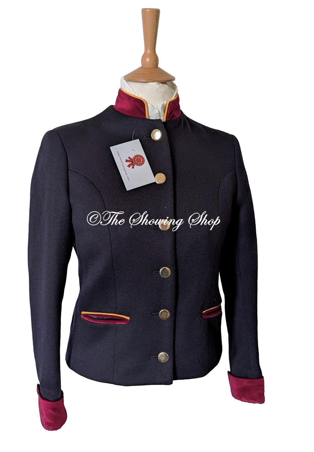 LE BEAU CHEVAL NAVY WOOL LEADERS JACKET SIZE 10 LE BEAU CHEVAL NAVY WOOL LEADERS JACKET SIZE 10