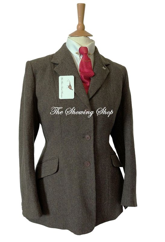 BRAND NEW LADIES CALDENE SOUTHWOLD BROWN TWEED JACKET SIZE 16 (40)