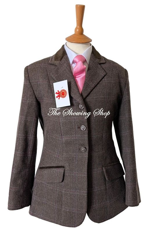MAIDS TAGG KILDARE BROWN TWEED JACKET SIZE 32