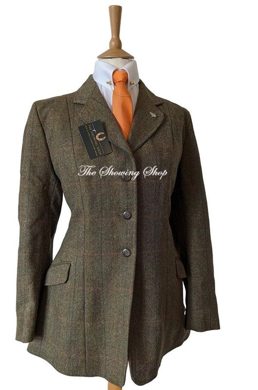 LADIES CALDENE GATCOMBE BROWN TWEED JACKET SIZE 14 (38)
