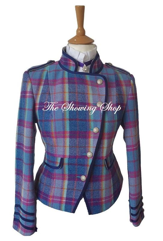 LADIES NESS TWEED MILITARY JACKET SIZE 10