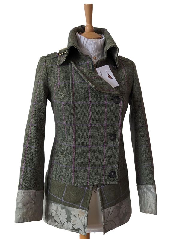 LADIES LIBERTY FREEDOM DUCHESS PUNK TWEED COAT SIZE 8