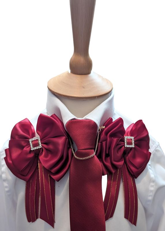 CHILDS PREMIUM  WINE SHOW BOWS AND  ZIP TIE SET