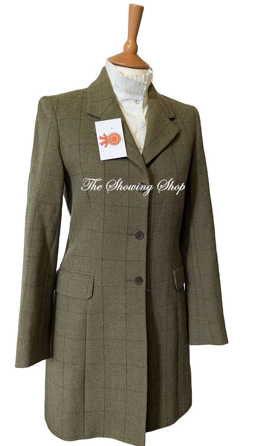 LADIES MAGEE PORTNOO GREEN TWEED 3/4 LENGTH COAT SIZE 8 LADIES MAGEE PORTNOO GREEN TWEED 3/4 LENGTH COAT SIZE 8
