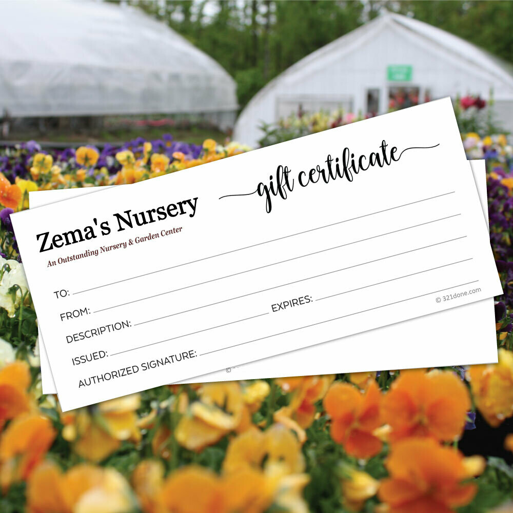 Gift Certificates Gift Certificates