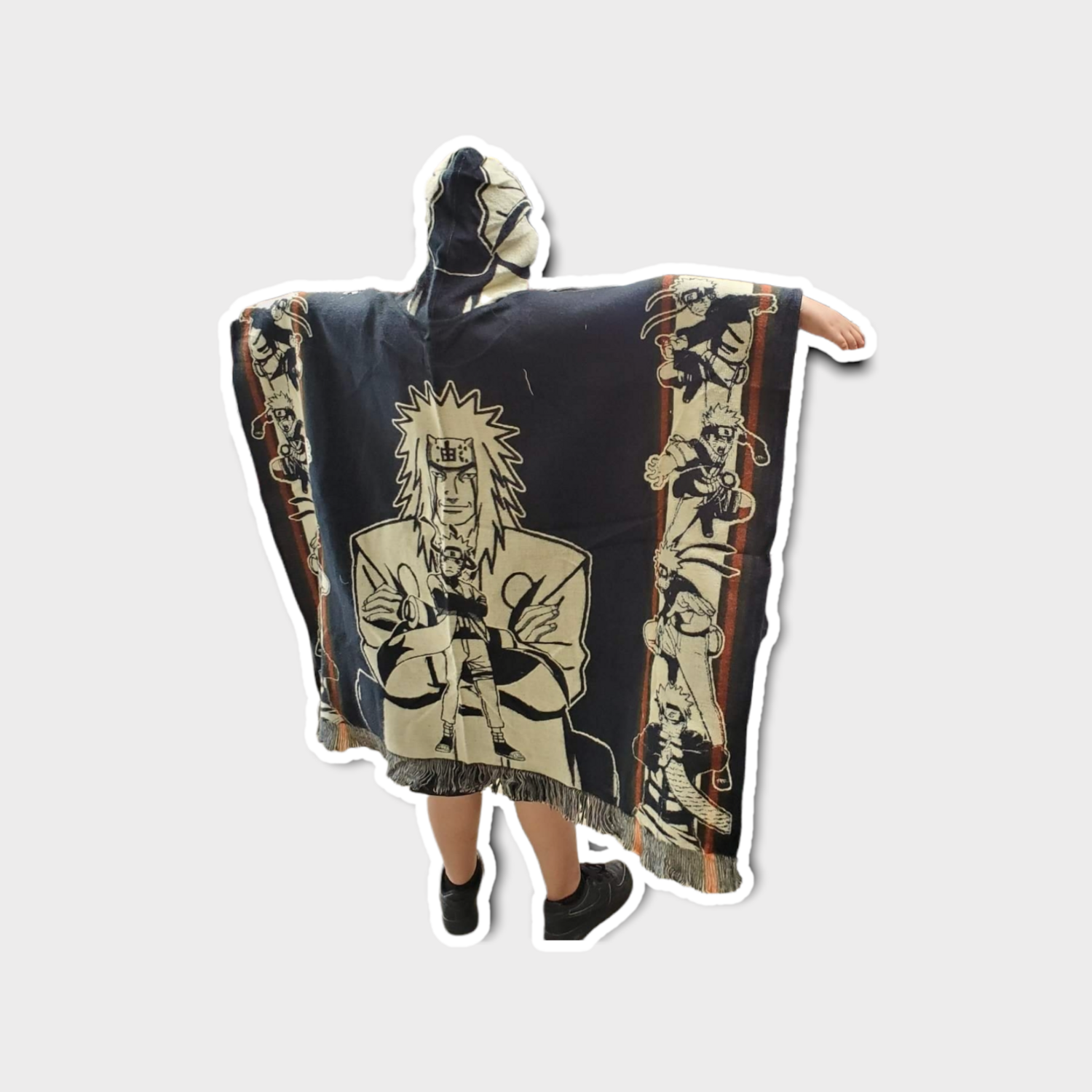 Naruto Jiraiya Knit Poncho