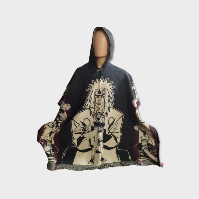 Naruto Jiraiya Knit Poncho
