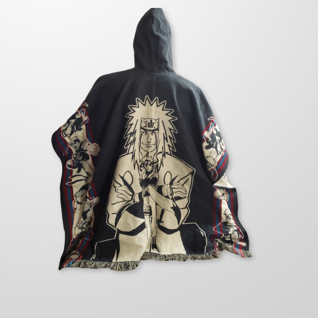 Naruto Jiraiya Knit Poncho