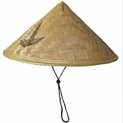 Bamboo Oriental Rice Hat
